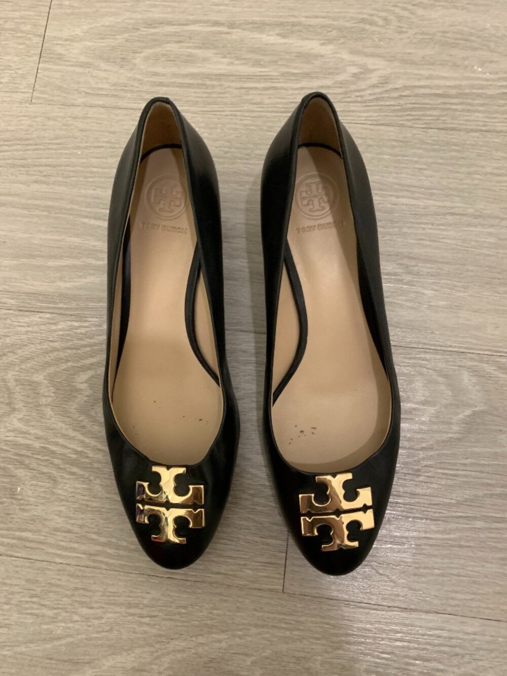 Tory Burch Janey 50mm Calf Leather Pumps